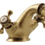 Azonnal elérhető Sapho REITANO ANTEA bidécsaptelep automata leeresztővel, bronz (3186)