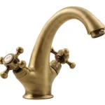 Gyors szállítás Sapho REITANO ANTEA mosdócsaptelep automata leersztővel, bronz (3276)
