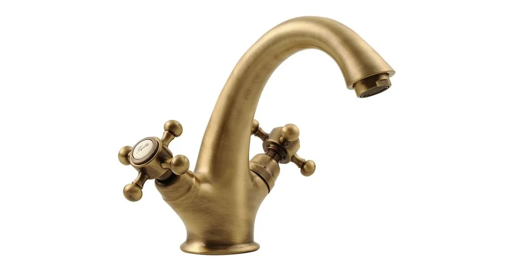 Gyors szállítás Sapho REITANO ANTEA mosdócsaptelep automata leersztővel, bronz (3276)