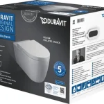 Biztonságos fizetés Duravit ME by Starck Rimless (öblítőperem nélküli) fali wc szett, ülőkével 45290900A1
