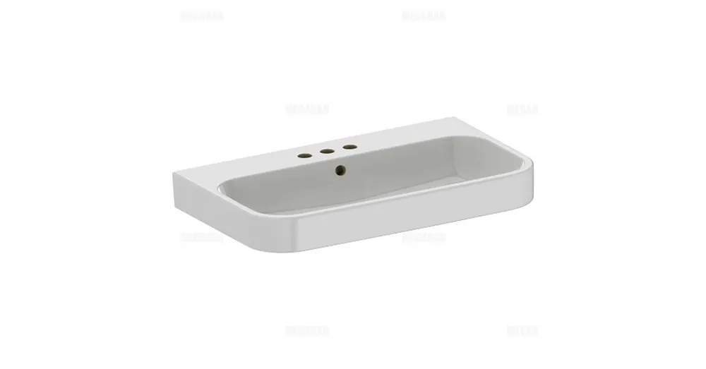 Duravit Happy D.2 80x50,5 cm bútorral aláépíthető mosdó csiszolt három csaplyukkal 2318800025 Vedd meg online