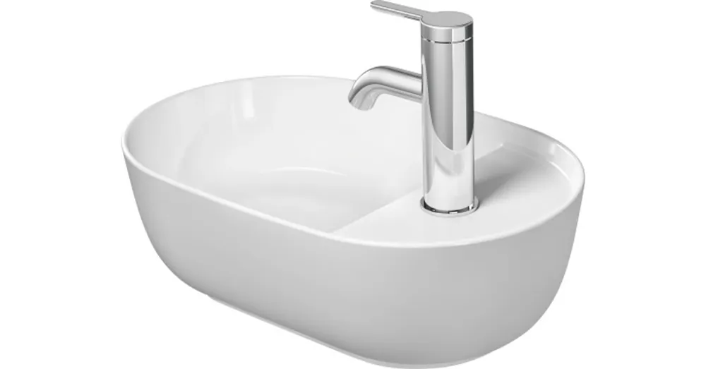 Duravit Luv 42x27 cm ráültethető mosdó, szatén fehér 0381422600 Vedd meg online