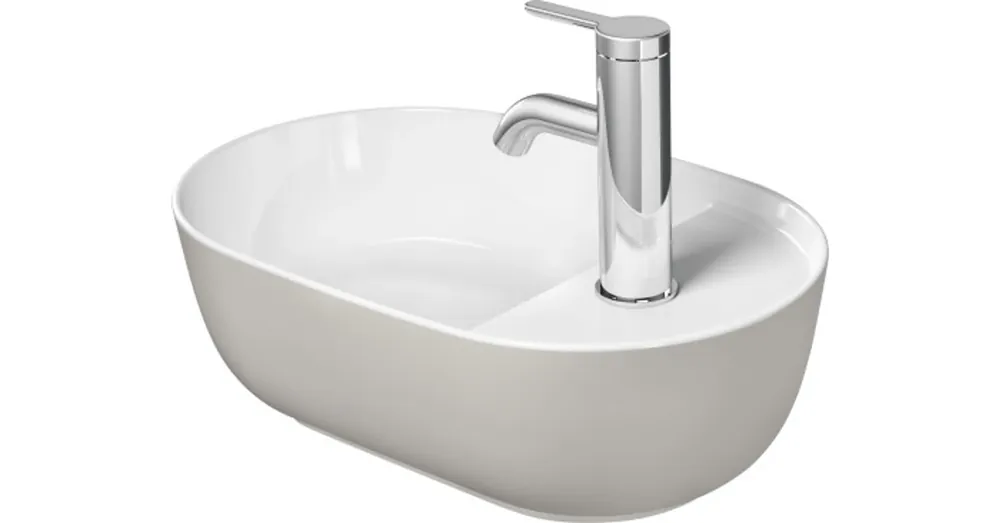 Duravit Luv 42x27 cm ráültethető mosdó, szatén homok 0381422100 Szezonális akció