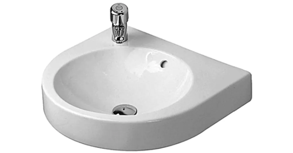 Duravit Architec 57,5x52 cm mosdó csaplyuk-kikönnyítés balra, kikönnyítés szappanadagolónak jobbra 0450580000 Biztonságos vásárlás