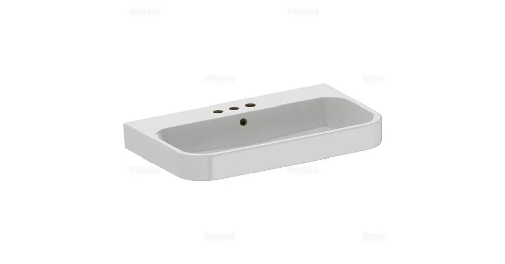 Duravit Happy D.2 80x50,5 cm bútorral aláépíthető mosdó három csaplyukkal 2318800030 Vedd meg online