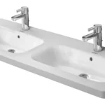 Duravit Durastyle 130x48 cm-es bútorral aláépíthető dupla mosdó 233813 00 00 Exkluzív ajánlat