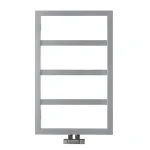 Expressz kézbesítés Sapho DENALI fürdőszobai radiátor, 550x904mm, 292W, struktúrált ezüst (DN609SS)