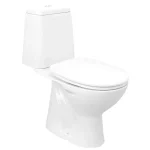 Expressz kézbesítés Sapho AQUALINE RIGA monoblokkos WC, alsó kifolyású, króm duál gombos öblítőmechanika (RG801)