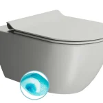 Expressz kézbesítés Sapho GSI PURA fali WC, SWIRLFLUSH, 55x36 cm matt hamuszürke (881517)