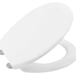 Akció Sapho ADINA WC-ülőke, Soft Close, INOX PÁNTOK, Easy Take, duroplast/fehér (1703-322)