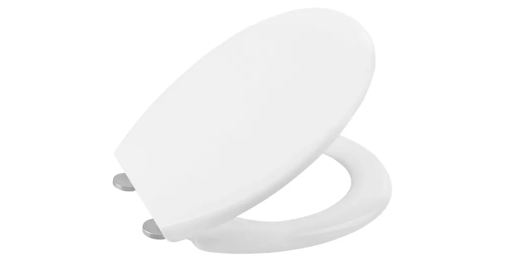 Akció Sapho ADINA WC-ülőke, Soft Close, INOX PÁNTOK, Easy Take, duroplast/fehér (1703-322)