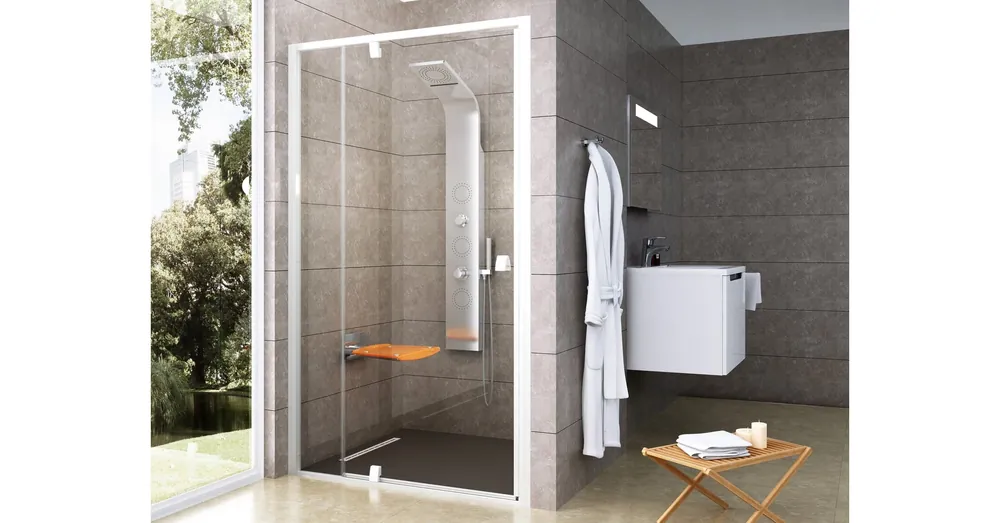 Ravak Pivot PDOP2-100 (fehér/fehér+transparent) 03GA0101Z1 Legkelendőbb