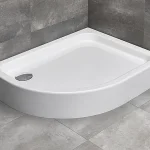 Népszerű Radaway Laros E 100x80 íves, aszimmetrikus, jobbos zuhanytálca (SLE81017-01R)