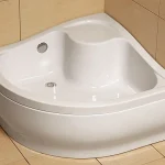 Különleges ajánlat Radaway Korfu A negyedköríves magasított zuhanytálca (előlapos, 90x90 cm, #4S99400-03)