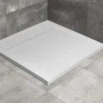 Radaway Teos C 80x80 cm szögletes öntöttmárvány zuhanytálca, fehér HTC8080-04 Expressz kézbesítés