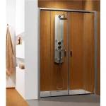 Bestseller Radaway Dolphi Premium Plus DWD 140 zuhanyajtó (Barna, króm, 140x190 cm, #33353-01-08N)