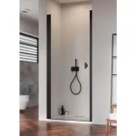 Radaway Nes Black DWJ I 70 cm-es fekete zuhanyajtó, balos 10026070-54-01L Expressz kézbesítés