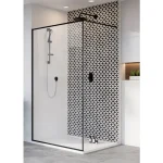 Vedd meg most Radaway Modo New Black II Frame Walk-in fekete zuhanyfal 95 cm 389095-54-56