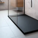 Radaway Teos F 160x100 cm szögletes öntöttmárvány zuhanytálca, antracit HTF160100-64 Szuper ajánlat