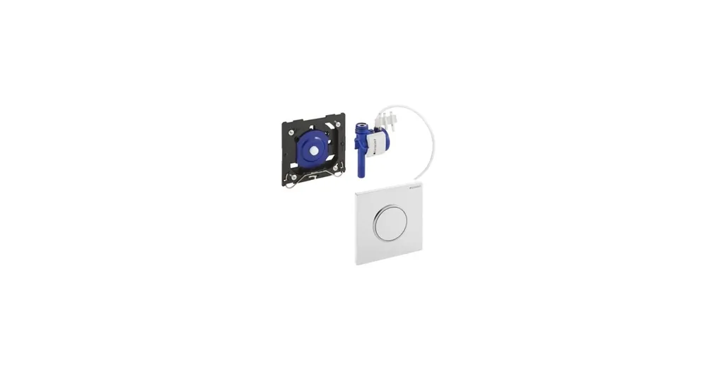 Geberit HyTouch 116.015.XX.1 pneumatikus vizelde vezérlés, Sigma10 dizájn (fehér / aranyozott / fehér, #116.015.KK.1) Prémium