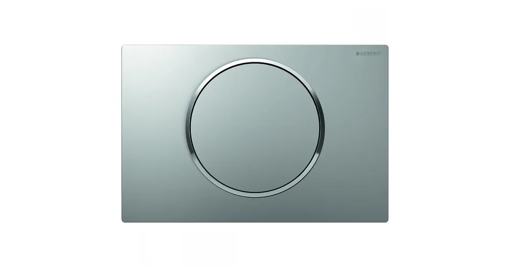 Csak ma Geberit Sigma10 nyomólalap, matt króm, easy-to-clean bevonattal, fényes króm 115.758.JQ.5