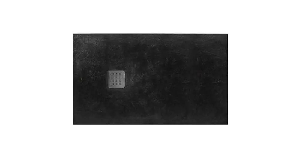 Roca Terran King Size műgyanta zuhanytálca, kerettel, csúszásgátló felülettel 2000 x 1000 x 31 Fekete - AP017D03E801400 Gyors kiszállítás