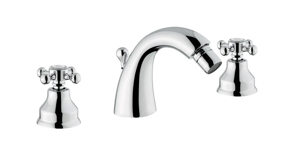 Bugnatese Lady 925BR Álló 3 üléses bidet csaptelep kifolyóval BR / BRONZ Alacsony ár