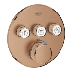 Grohe Grohtherm SmartControl Termosztát falsík mögötti telepítéshez, 3 fogyasztóra 29121DL0 Alacsony ár