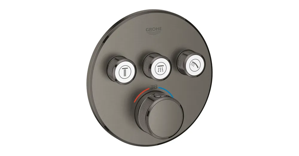Grohe Grohtherm SmartControl Termosztát falsík mögötti telepítéshez, 3 fogyasztóra 29121AL0 Újdonság