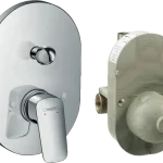 Hansgrohe Logis Kádcsaptelep szett falsík alatti szereléshez 71409000 Kiárusítás