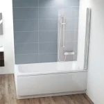 Utolsó esély Ravak Kádparaván CVS1-80 jobbos krómhatású + Transparent - 7QR40C00Z1