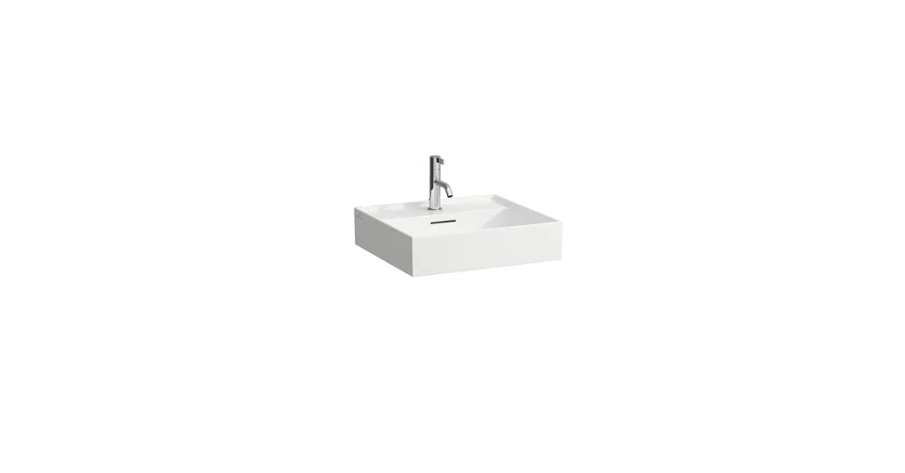 LAUFEN KARTELL BY LAUFEN Mosdó, alsó felülete csiszolt egy csaplyuk, középen , Fehér LCC bevonattal H8163324001041 Akció