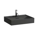 LAUFEN KARTELL BY LAUFEN Mosdó egy csaplyuk, középen , Fekete matt H8103327161041 Népszerű