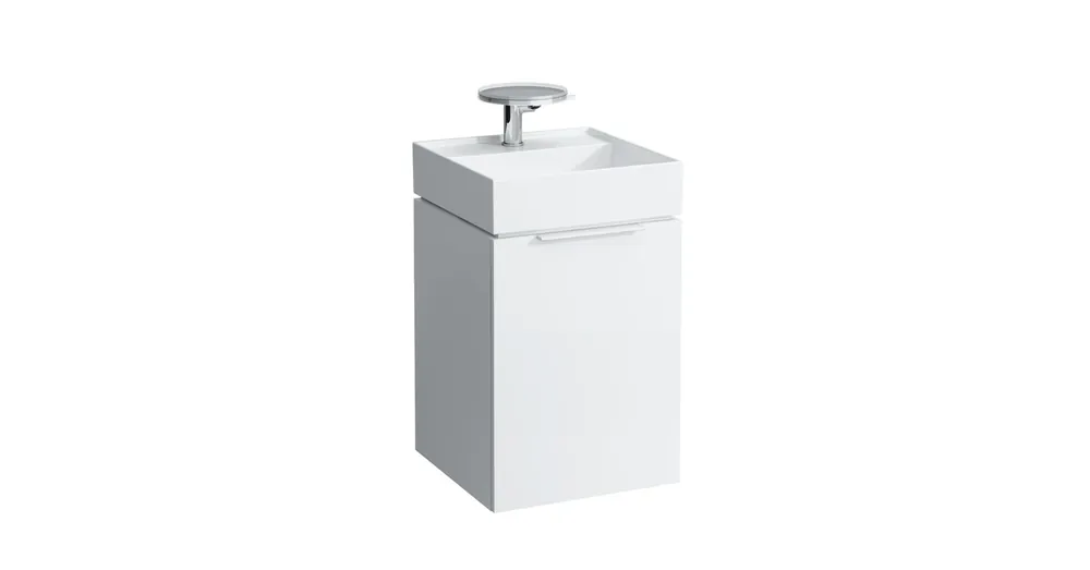 Expressz kézbesítés LAUFEN KARTELL BY LAUFEN Kézmosó, speciális rejtett lefolyóval túlfolyónyílás nélkül, csaplyuk nélkül , Matt fehér H8153317571121