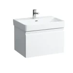 Újdonság LAUFEN PRO S Alsószekrény és finoman záródó mechanizmussal, 810964 tip. mosdóhoz, 1 fiókkal és belső fiókkal, Fehér 61.5X39X45 - H4834220964631
