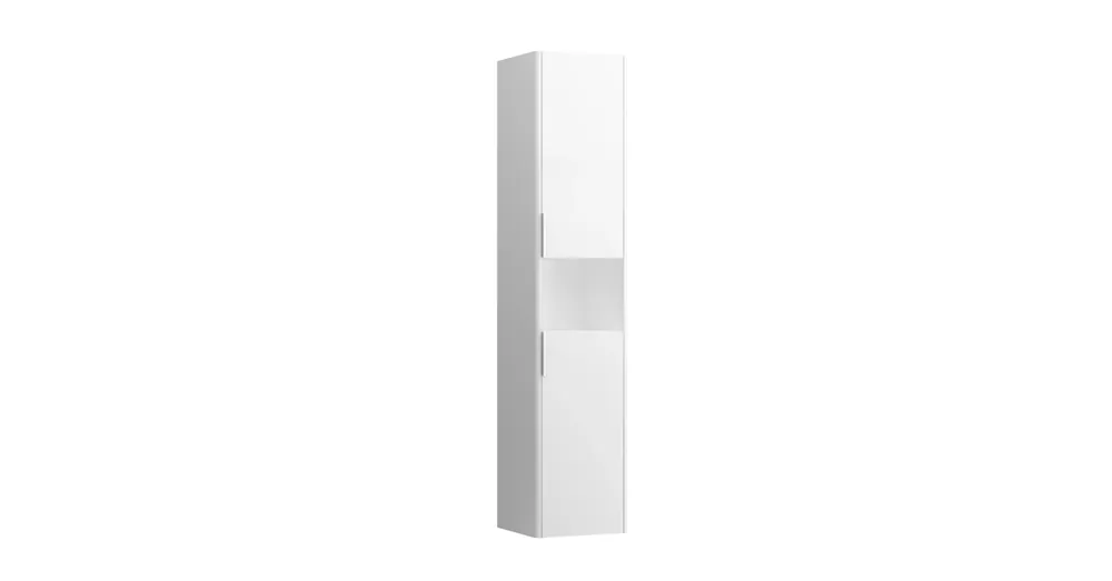 LAUFEN BASE Magas szekrény - jobbos, két ajtóval és nyitott térrel, Sokszínű 35X165X33.5 - H4026921109991 Expressz kézbesítés