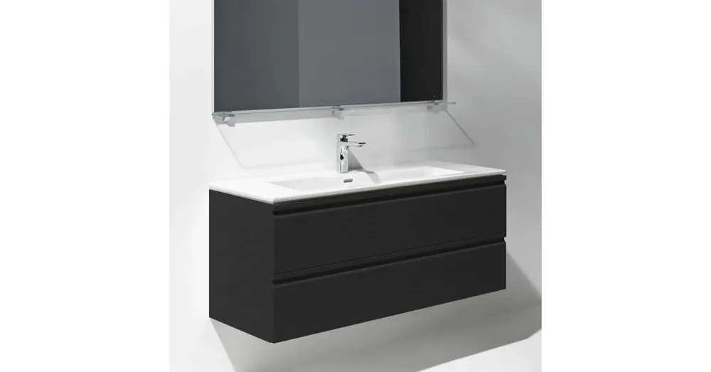Ne maradj le LAUFEN PRO S Mosdó és alsószekrény kombináció, fiókkal és belső fiókkal, Wenge 120X46X50 - H8609684231071