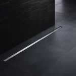 Kedvezményes ár Geberit Cleanline20 zuhanyfolyóka 30-90 cm hosszú, besüllyesztett, fekete/szálcsiszolt rozsdamentes acél 154.450.00.1 (154450001)