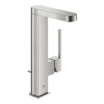 Outlet Grohe Plus egykaros magasított mosdócsaptelep L-méret matt szuperacél 23851DC3