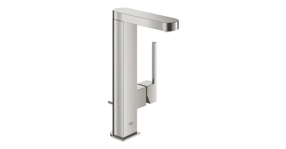 Outlet Grohe Plus egykaros magasított mosdócsaptelep L-méret matt szuperacél 23851DC3
