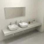 Szuper ajánlat SAPHO TAILOR Rockstone pult, 220x50cm, L verzió (TR220L)