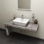 SAPHO AVICE pult, 90x50cm, cement szürke (AV097) Biztonságos fizetés