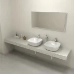 SAPHO TAILOR Rockstone pult, 250x50cm, R verzió (TR250R) Expressz kézbesítés