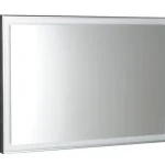 Bestseller SAPHO LUMINAR tükör aluminium kerettel, LED világítással, 900x500mm, króm (NL559)