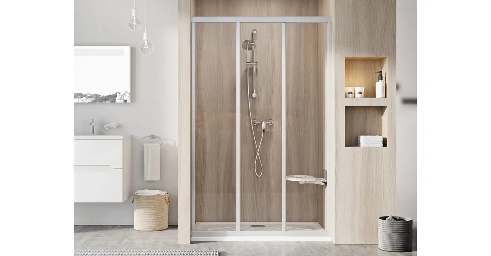 Ravak Supernova zuhanyajtó ASDP3-120 szatén+transzparent üveg 00VG0UR2Z1 Outlet