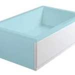 Árengedmény SAPHO POLYSAN DEEP PLAIN előlap, jobbos, 110x36cm (83659)