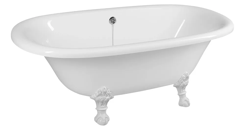 Azonnal elérhető SAPHO POLYSAN REGATA szabadonálló kád, 175x85x61cm, fehér lábak (10221)