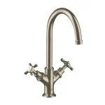 Akció Hansgrohe AXOR Montreux kétkaros mosdócsaptelep 210 automata lefolyó-garnitúrával, szálcsiszolt nikkel 16502820