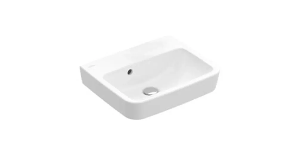 Nézd meg most Villeroy & Boch O.Novo 45 x 37 cm-es kézmosó csaplyuk nélkül - 43444J01