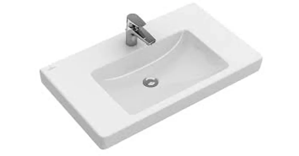 Villeroy & Boch Subway 2.0 100 x 47 cm-es beépíthető mosdó 1 csaplyukkal - 71751G01 Ne maradj le